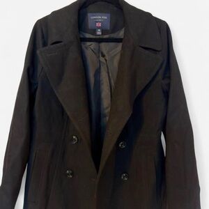 London Fog Classic Black Coat